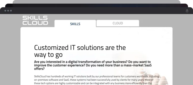 Кейс SkillsCloud на teamforce.ru (экран платформы)