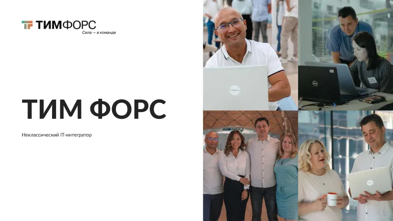 Слайд презентации ТИМ ФОРС для Дня карьеры МГУ